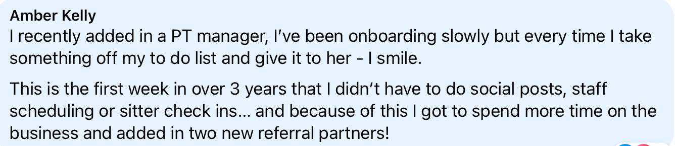 Amber Kelly-working on her biz