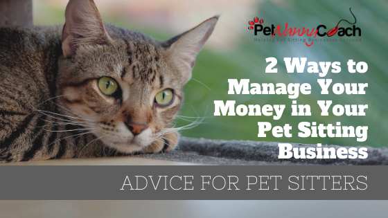 2 Ways to Manage Your Money in Your Pet Sitting Busines