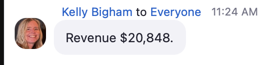 $20K-Kelly Bigham