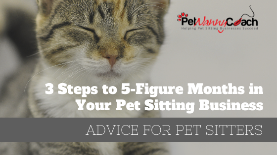 3 Steps to 5-Figure Months in Your Pet Sitting Business